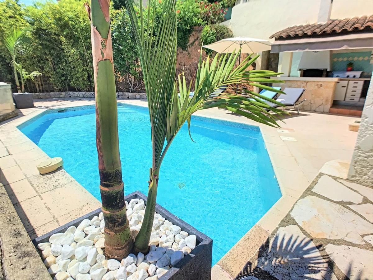 3 Bedrooms Villa Near Cannes - Pool & Jacuzzi - Sea View Mandelieu Exteriör bild